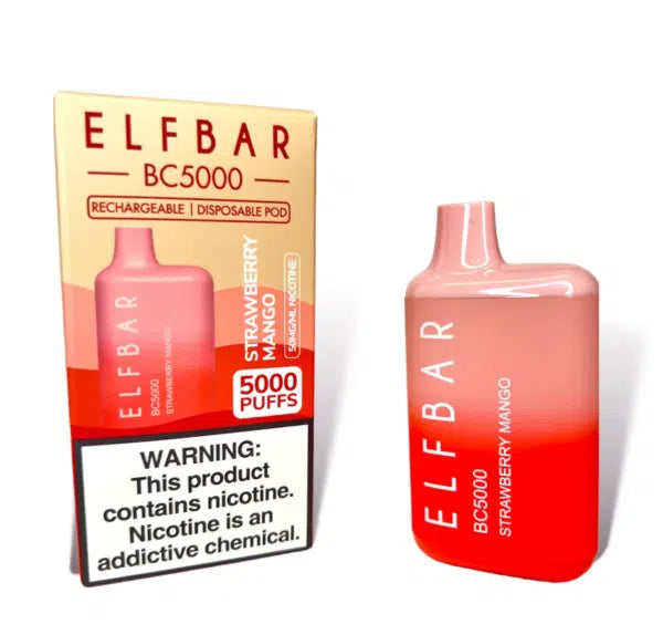Elf Bar BC 7000 - Strawberry Mango - Dijital Sigara