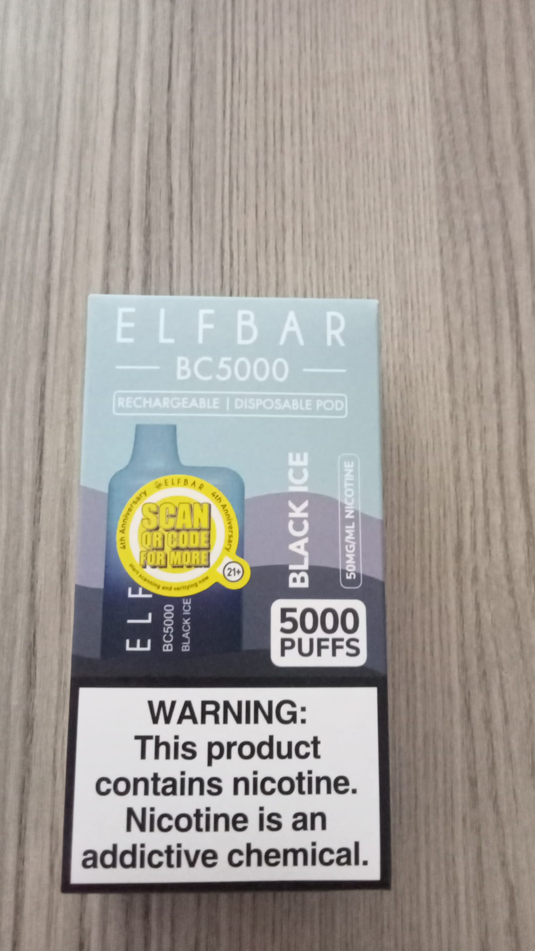 Elf Bar BC5000 - Black Ice - Dijital Sigara