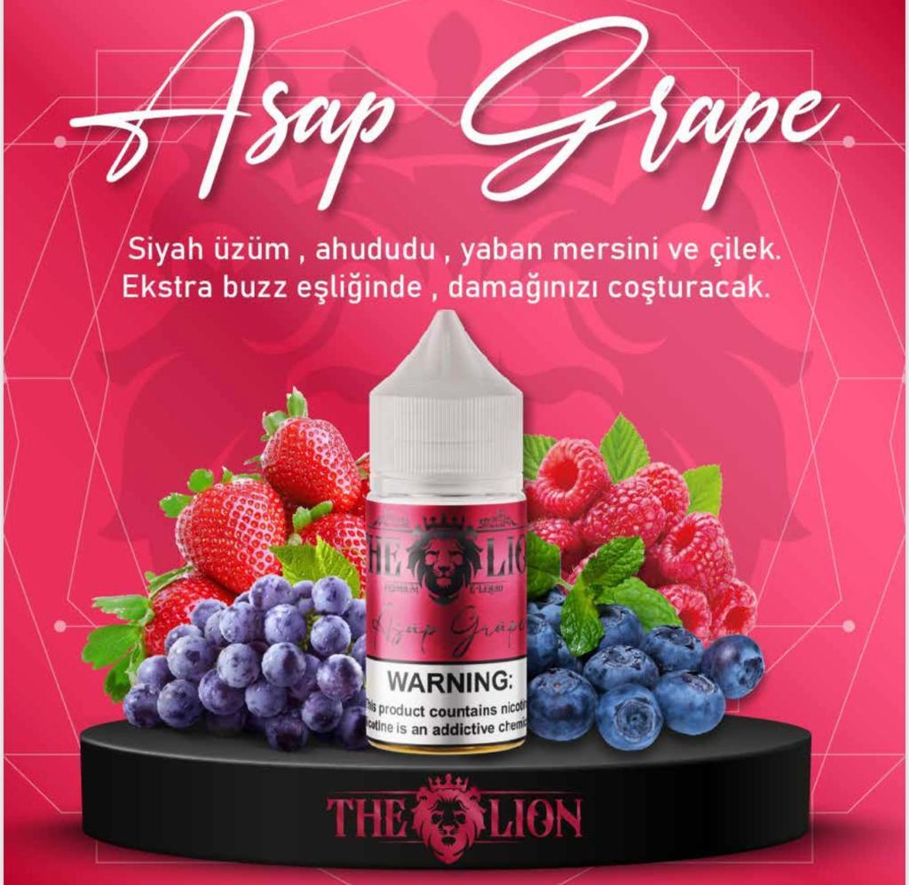 The Lion - 30 ml - Asap Grape - Dijital Sigara