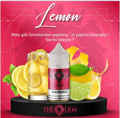 The Lion - 30 ml Lemon - Dijital Sigara