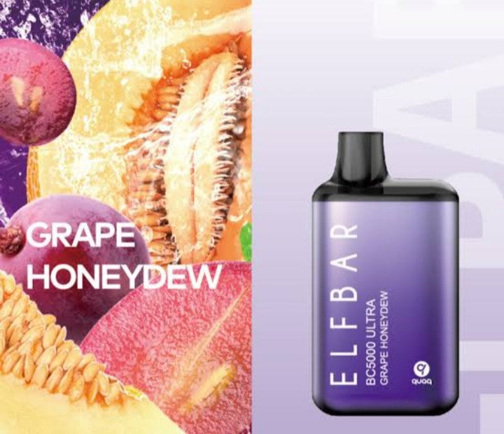 Elf Bar ultra - BC 7000 Grape Honeydew - Dijital Sigara