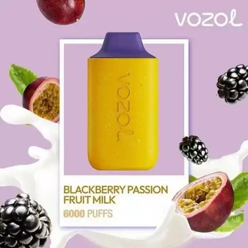 Vozol Star 6000 Blackberry Passion Fruit Milk - Dijital Sigara
