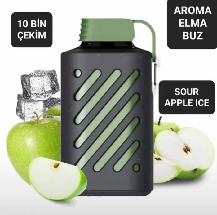 Vozol Gear 10000 Sour Apple Ice - Dijital Sigara