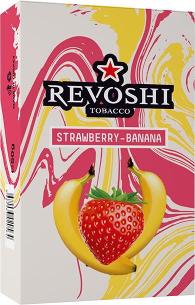 Revoshi Strawberry Banana 50 gr Nargile Tütünü ( Çilek Muz ) - Dijital Sigara